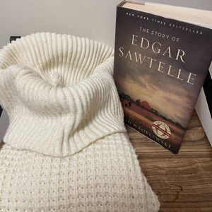 ModCloth Cowl Neck Waffle Sweater + bonus book!